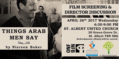 Film Screening & Director Discussion: THINGS ARAB MEN SAY  primary image