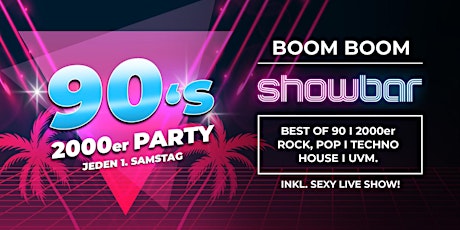 BOOM BOOM 90/2000er Party Tickets