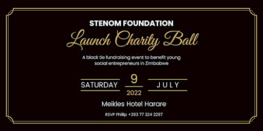 Stenom Foundation Fundraising Launch Gala (Black/White Tie Event)
