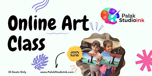 Imagem principal do evento Free Online Art Class For Kids & Teens - Auckland