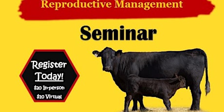 2022 Beef Cattle Reproductive Management Seminar