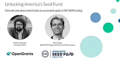 Unlocking America's Seed Fund tickets