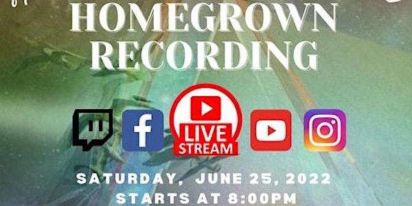 Homegrown LIVESTREAM "Colorful Visions"