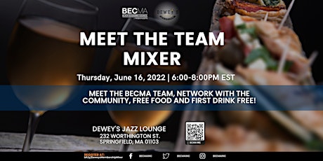 Imagem principal de BECMA Meet the Team Mixer: Western Mass. Edition
