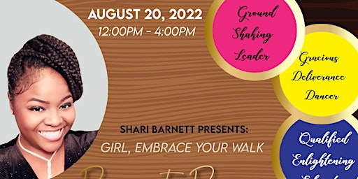 Girl, Embrace Your Walk ; Passion to Purpose