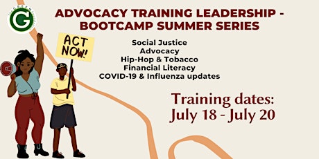 Advocacy Training Leadership  Bootcamp Summer Series 7/18-7/20 tickets