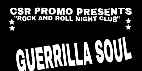 CSR PROMO PRESENTS : rock and roll night club @ the MACBETH in hoxton tickets