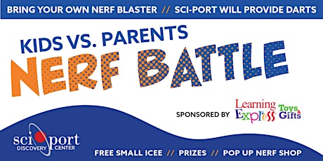 Kids vs. Parents Nerf Battle