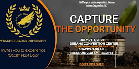 Capture The Opportunity tickets
