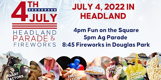 July 4th  Ag Parade and Fireworks