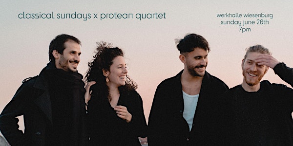 classical sundays x protean quartet