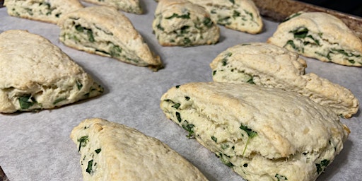 Annie's Signature Sweets - Spinach And  Cheese Scones Virtual Baking  class