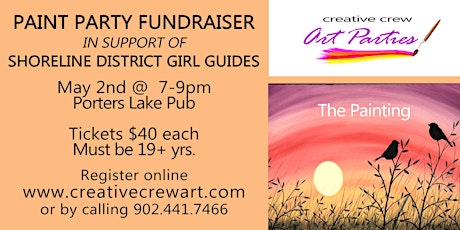 Paint Party Fundraiser in support of Shoreline District Girl Guides primary image