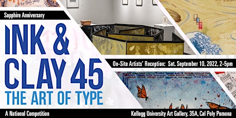 On-Site  Ink & Clay 45 Sapphire Anniversary Artists' Reception