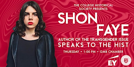 Special Event: Shon Faye Speaks To The Hist primary image
