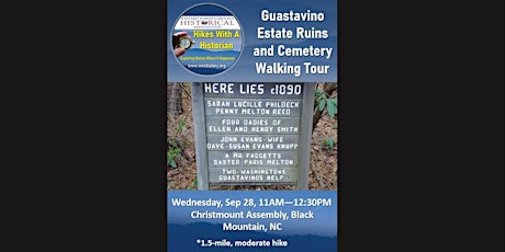 WNCHA Hikes With a Historian: Guastavino Estate Ruins and Cemetery Tour