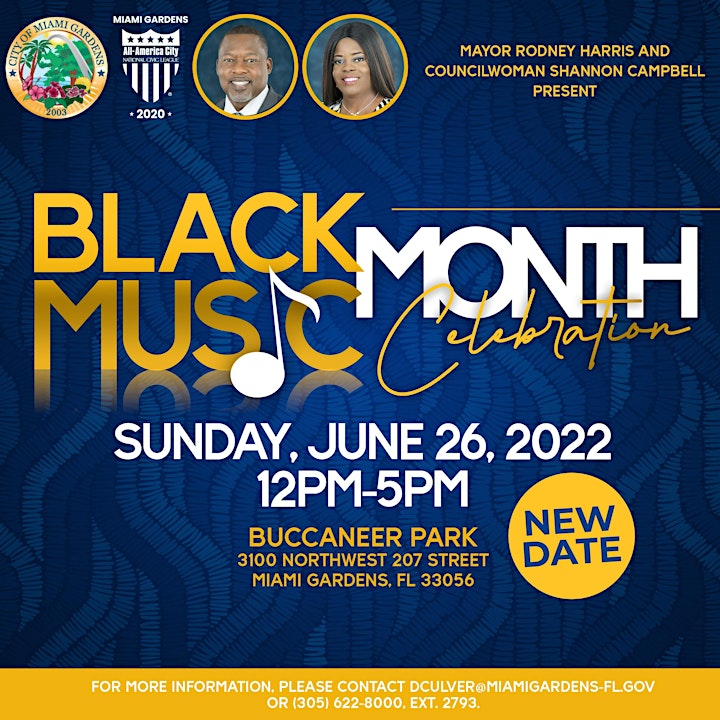 City of Miami Gardens Black Music Month Celebration image