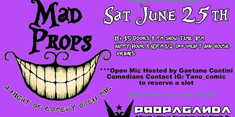Mad Props Comedy Night
