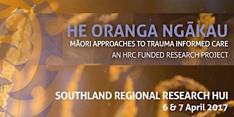 HE ORANGA NGĀKAU: Southland Region - Hui 3 primary image