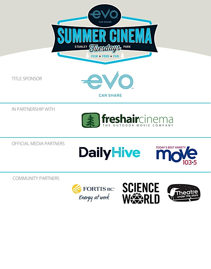 Outdoor Movie - VIP Seating - FERRIS BUELLER - Evo Summer Cinema image