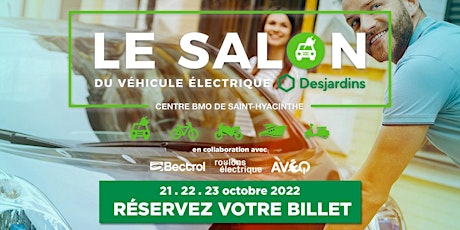 Salon du véhicule électrique de Saint-Hyacinthe 2022 billets