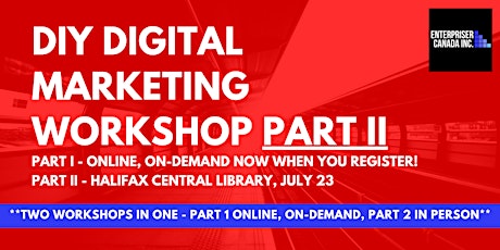 DIY Digital Marketing Workshop Pt II tickets