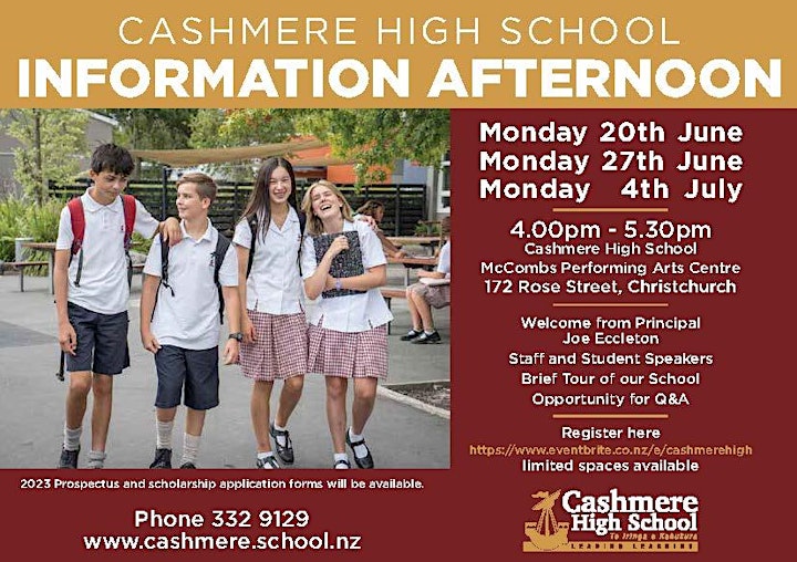 Cashmere High School Information Afternoon image