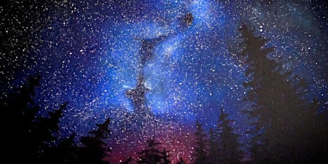 Acrylic Painting: Milky Way Sky