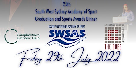 25th South West Sydney Academy of Sport Graduation and Sports Awards Dinner tickets