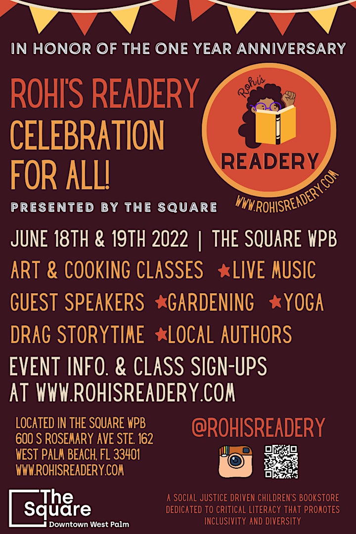 ONE YEAR at Rohi's Readery: Celebration for All! Presented by The Square image