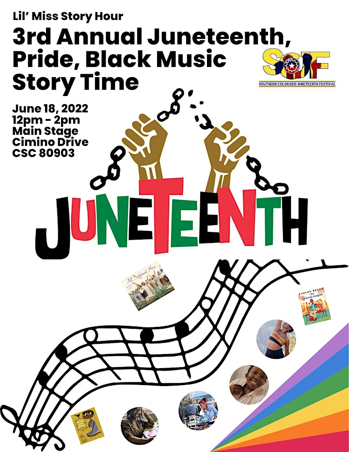 3rd Annual Juneteenth, Pride, and Black Music Month Story Time image