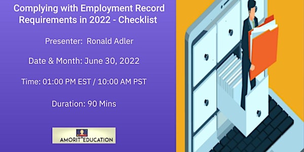 Employment Record Requirements in 2022