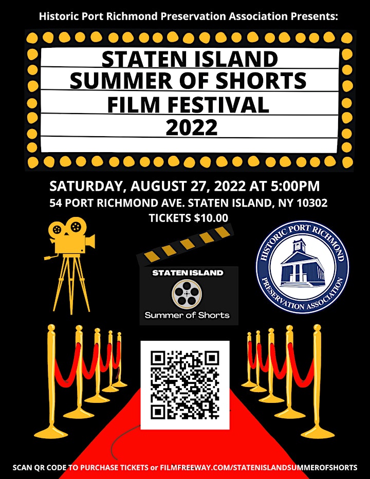 Staten Island Summer of Shorts Film Festival- Schedule 2022 - Staten Island  NYC Living