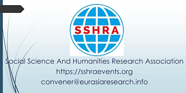 Rome – Inter. Conf. on Social Science & Humanities (ICSSH), 06-07 Sep. 202
