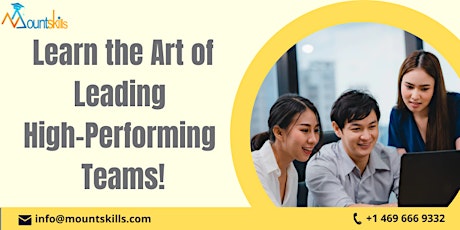 Learn The Art of Leading High-Performing Teams tickets