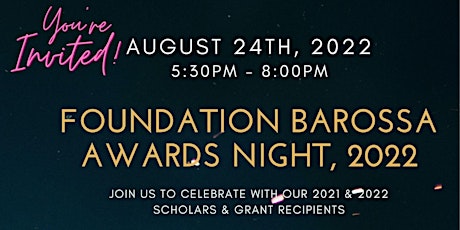 Foundation Barossa Annual Awards Night 2022 tickets
