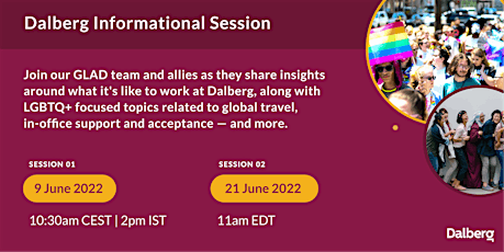 Working at Dalberg Webinar - Info Session (09 June 2022 - 10:30am CEST)
