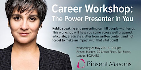 GWN Career Workshop: The Power Presenter in You primary image