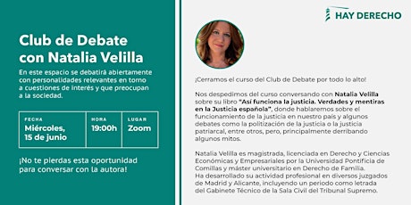Club de Debate con Natalia Velilla