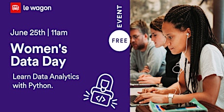 [Online workshop] Women’s Data Day - Data Analytics with Python tickets