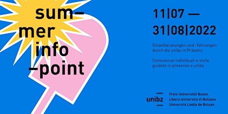 unibz | Summer Infopoint