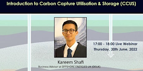 Introduction to Carbon Capture, Utilisation and Storage (CCUS) tickets
