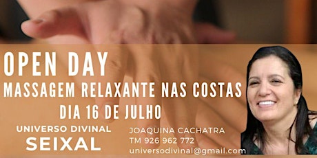 Imagem principal de SEIXAL | OPEN DAY Massagem Relaxante nas Costas