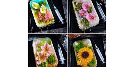 3D Jelly Floral Art Cake Single Needle Techniques (Intermediate Level)