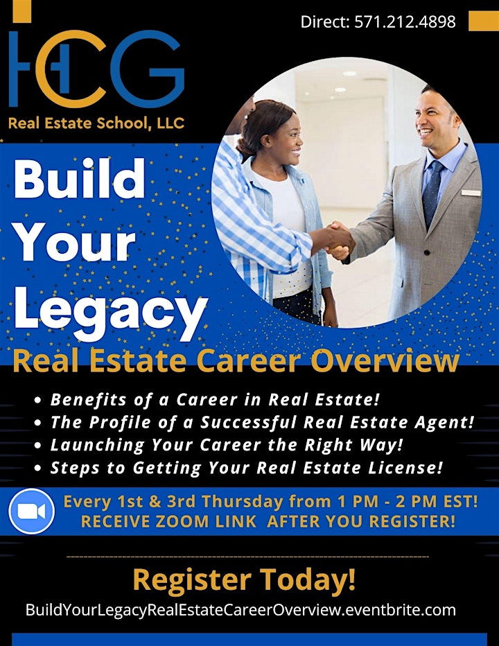 Build Your Legacy Real Estate Career Overview image