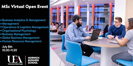 NBS MSc Open Event: Business & Management Tickets