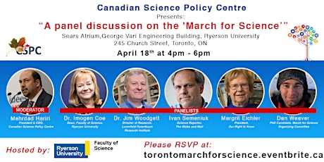 A Panel discussion on the "March for Science"  primary image
