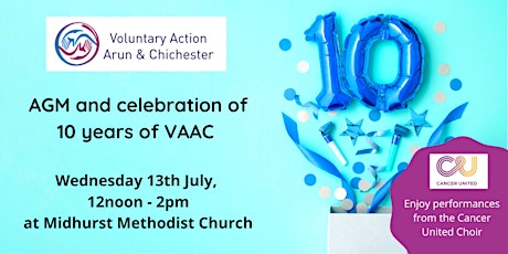 VAAC AGM and Celebration event tickets