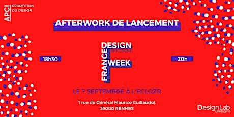 Afterwork de lancement France Design Week Bretagne billets