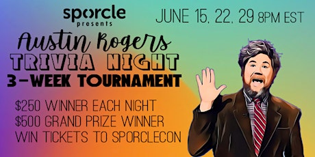 Austin Rogers Trivia Night 3-Week Tournament (Week 3 - June 29) billets